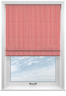The British Stripe Co. Catherine, London No.1 - Roman Blind